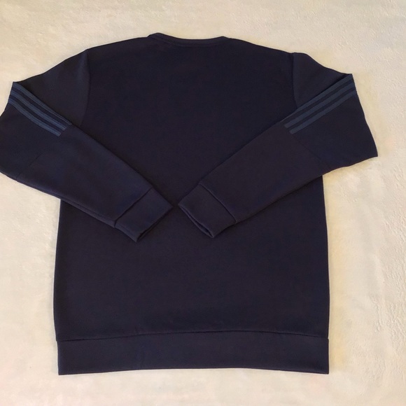 adidas Originals Navy Crewneck Sweater - Picture 3 of 4